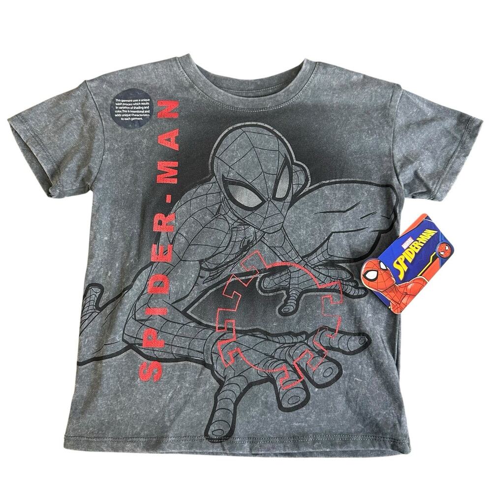 Spiderman Toddler Short Sleeve Crewneck Tee 5T New